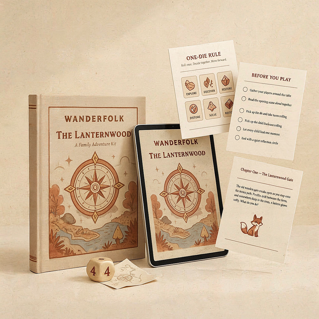 Wanderfolk: The Lanternwood cover mockup