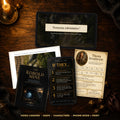 Video lesson on a tablet, printable battle map, character sheet, Prep Guide and Phone Mode